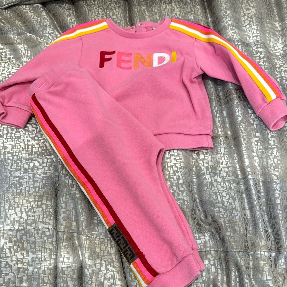 Fendi sweatsuit 12m